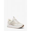 Pantofi Sport Dama, Michael Kors, Raina Signature Logo Platform Trainer 43R4RNFSAB