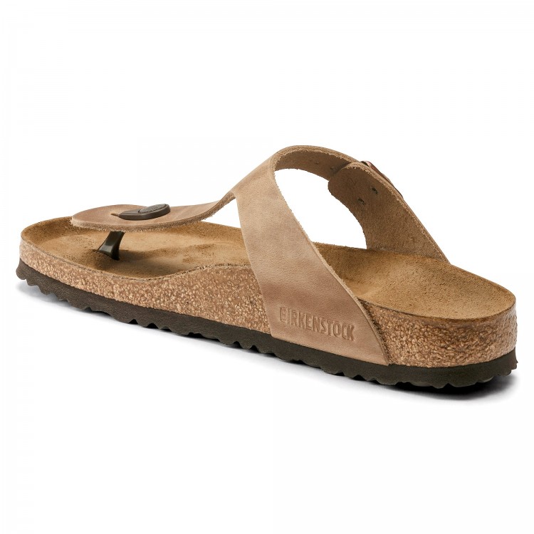 Papuci Unisex, Birkenstock, Gizeh Natural 943813