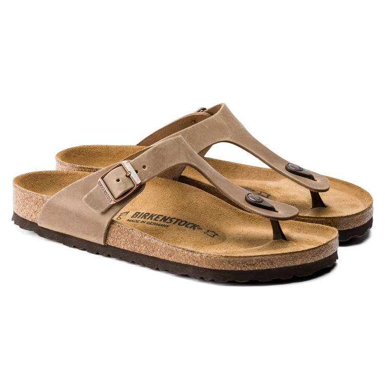 Papuci Unisex, Birkenstock, Gizeh Natural 943813