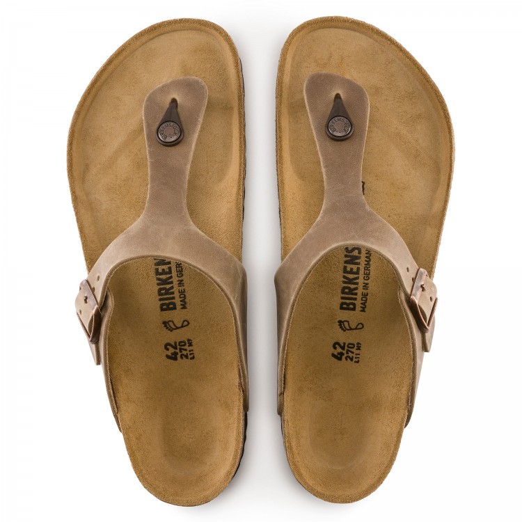 Papuci Unisex, Birkenstock, Gizeh Natural 943813