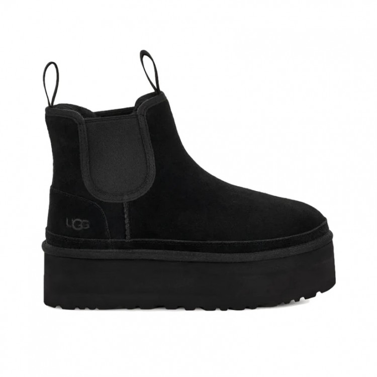 Ghete Dama, UGG, Neumel Platform Chelsea 1134526-BLK