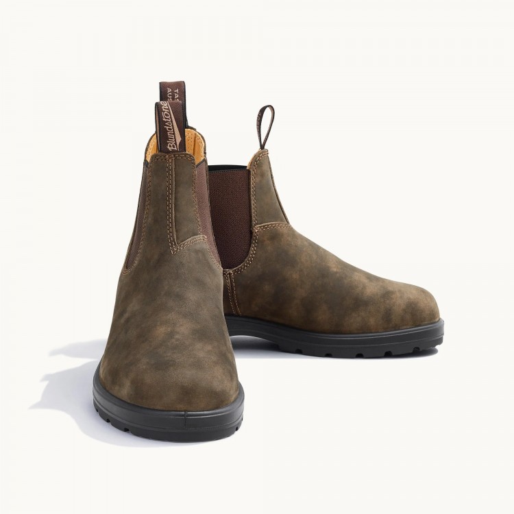 Ghete Unisex, Blundstone, 585 585-Rustic-Brown