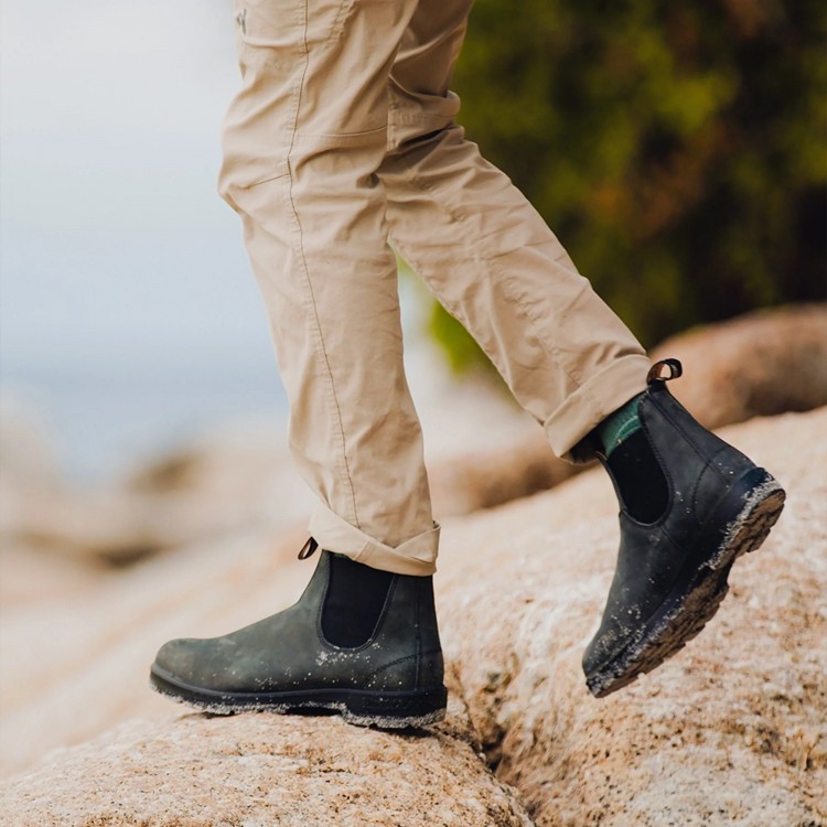 Ghete Unisex, Blundstone, 587 587-Rustic-Black Ghete Unisex, Blundstone, 587 587-Rustic-Black