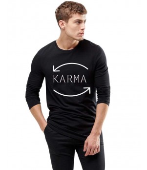 Bluza barbati neagra - Karma