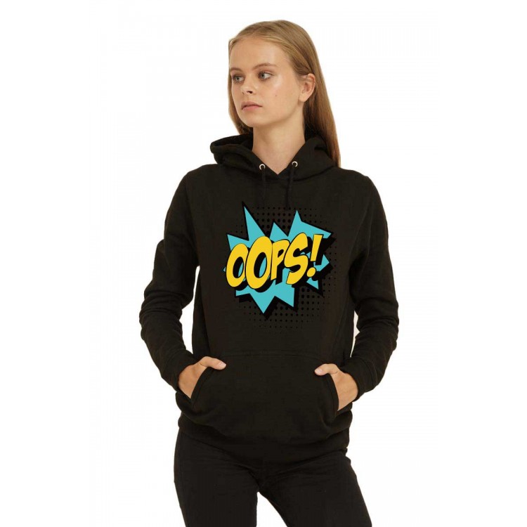Hanorac dama negru - Oops Hanorac dama negru - Oops