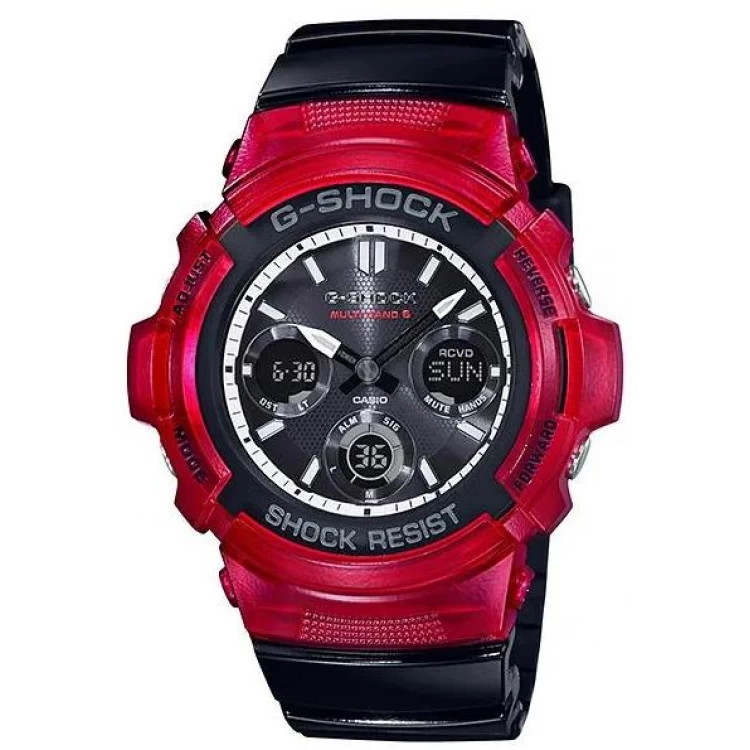 Ceas Barbati, Casio G-Shock, Classic AWG AWG-M100SRB-4A Ceas Barbati, Casio G-Shock, Classic AWG AWG-M100SRB-4A