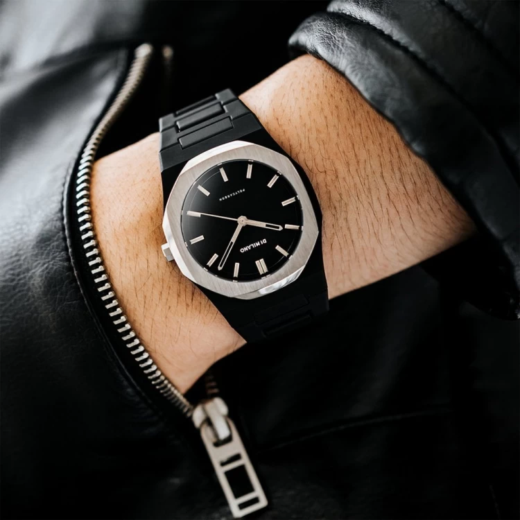 Ceas Barbati, D1 Milano, Moonglade Polycarbon PCBJ14