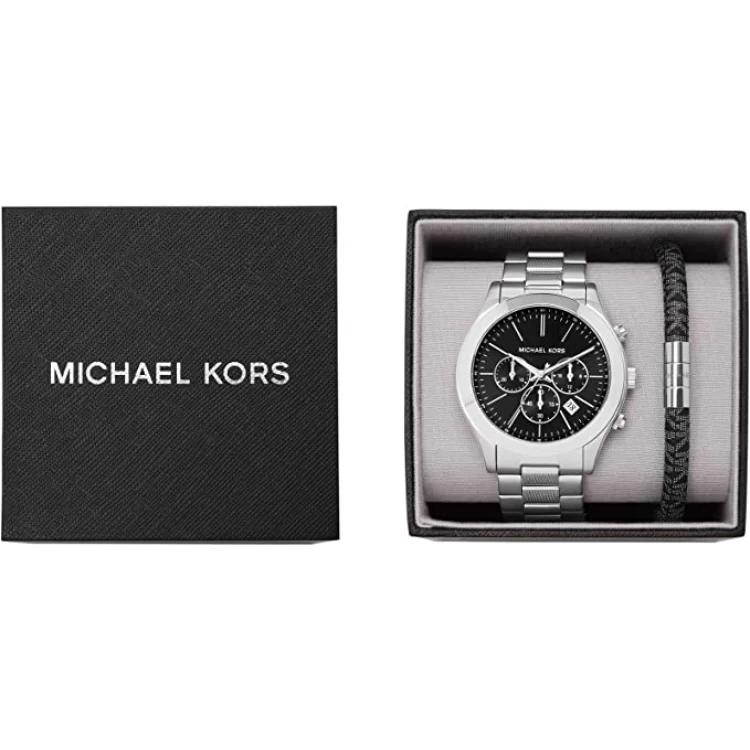 Ceas Barbati, Michael Kors, Slim Runway MK1056SET, Set cu Bratara