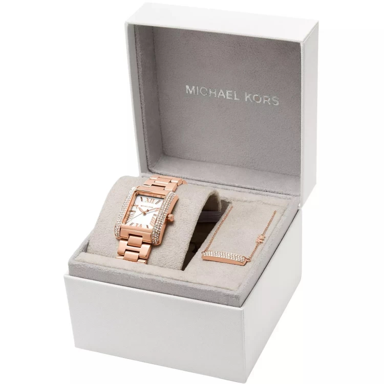 Ceas Dama, Michael Kors, Emery MK1074SET, Set cu Pandantiv Ceas Dama, Michael Kors, Emery MK1074SET, Set cu Pandantiv