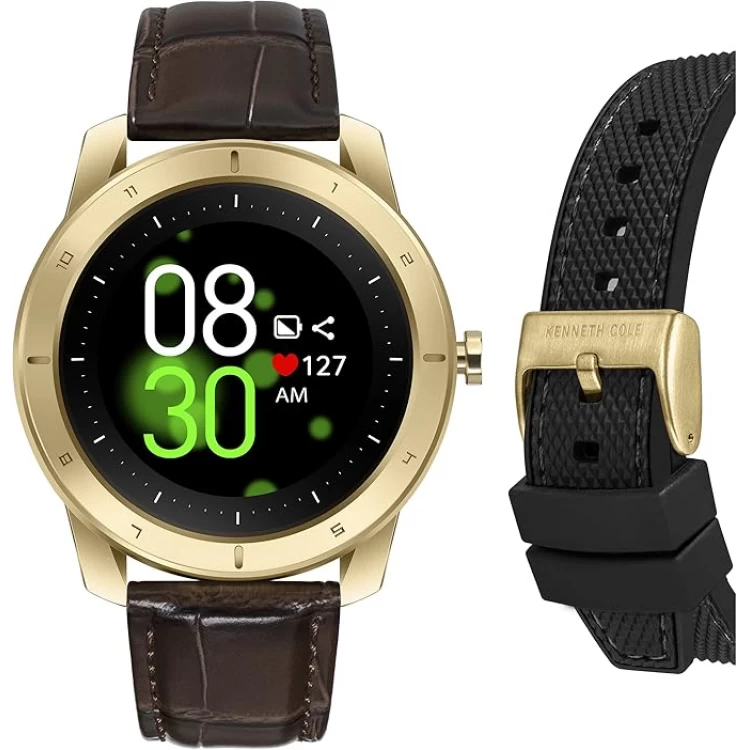 Ceas Smartwatch Barbati, Kenneth Cole, New York KCWGD2174062, Set cu Bratara suplimentara