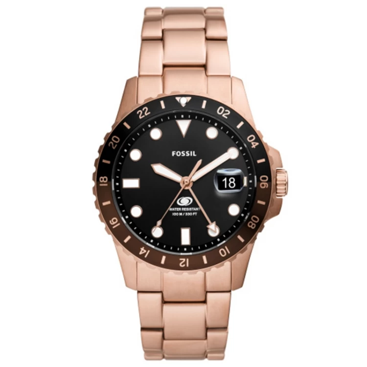 Ceas Barbati, Fossil, Blue GMT FS6027 Ceas Barbati, Fossil, Blue GMT FS6027