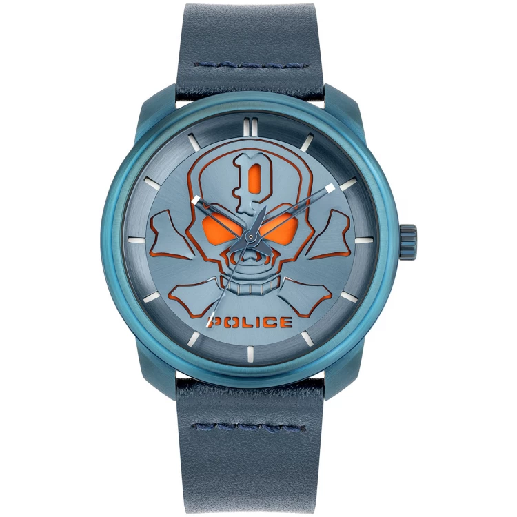 Ceas Barbati, Police, Bleder PL15714JSBL03 Ceas Barbati, Police, Bleder PL15714JSBL03