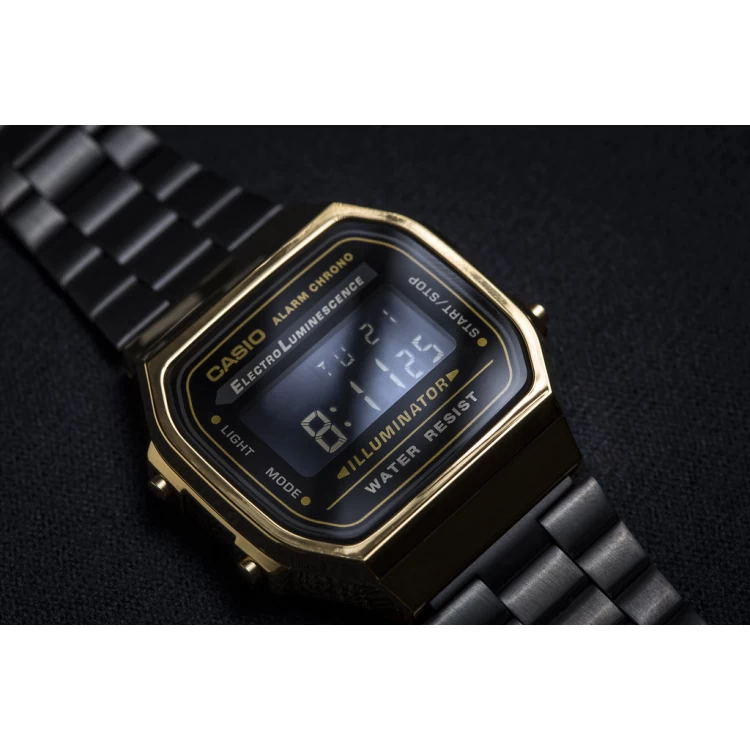 Ceas Barbati, Casio, Vintage Iconic A168WEGB-1B Ceas Barbati, Casio, Vintage Iconic A168WEGB-1B