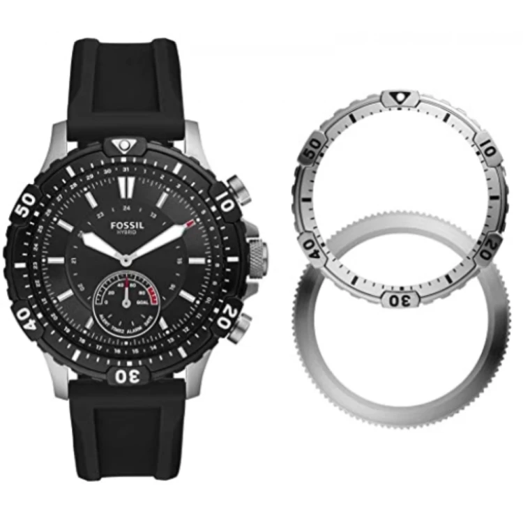 Ceas Barbati, Fossil, Hybrid Garrett FTW1190SET, Set cu Cadrane Ceas Barbati, Fossil, Hybrid Garrett FTW1190SET, Set cu Cadrane